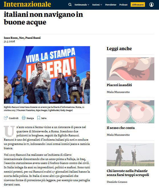 Tear sheet - Internazionale